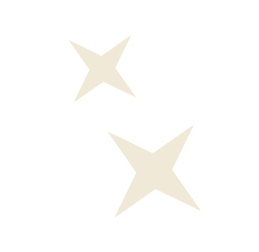 Two side-by-side four-tip stars